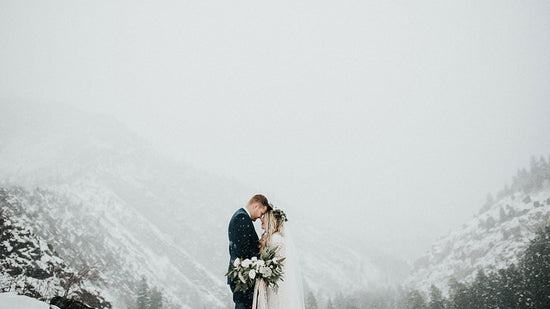 Cover-up at winter weddings