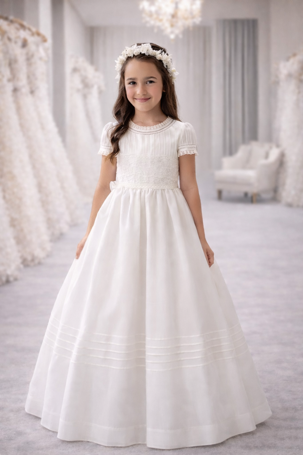 Mia Holy Communion Dress - Bianca Miele London Mia Holy Communion Dress - Bianca Miele London