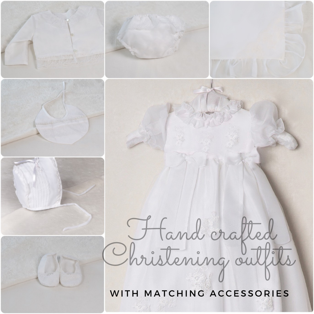 Matching christening deals dresses