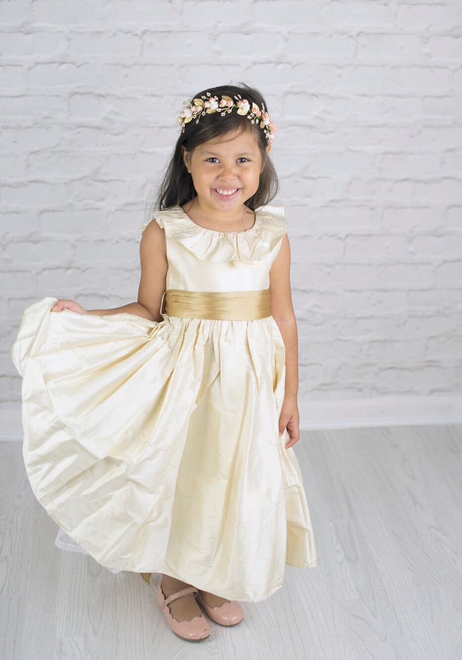 Nicola Flower Girl Dress Bianca Miele London