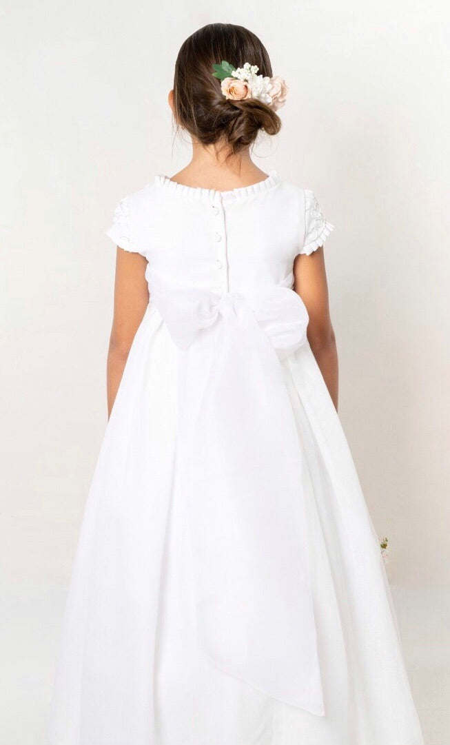 First communion shop dresses irish linen