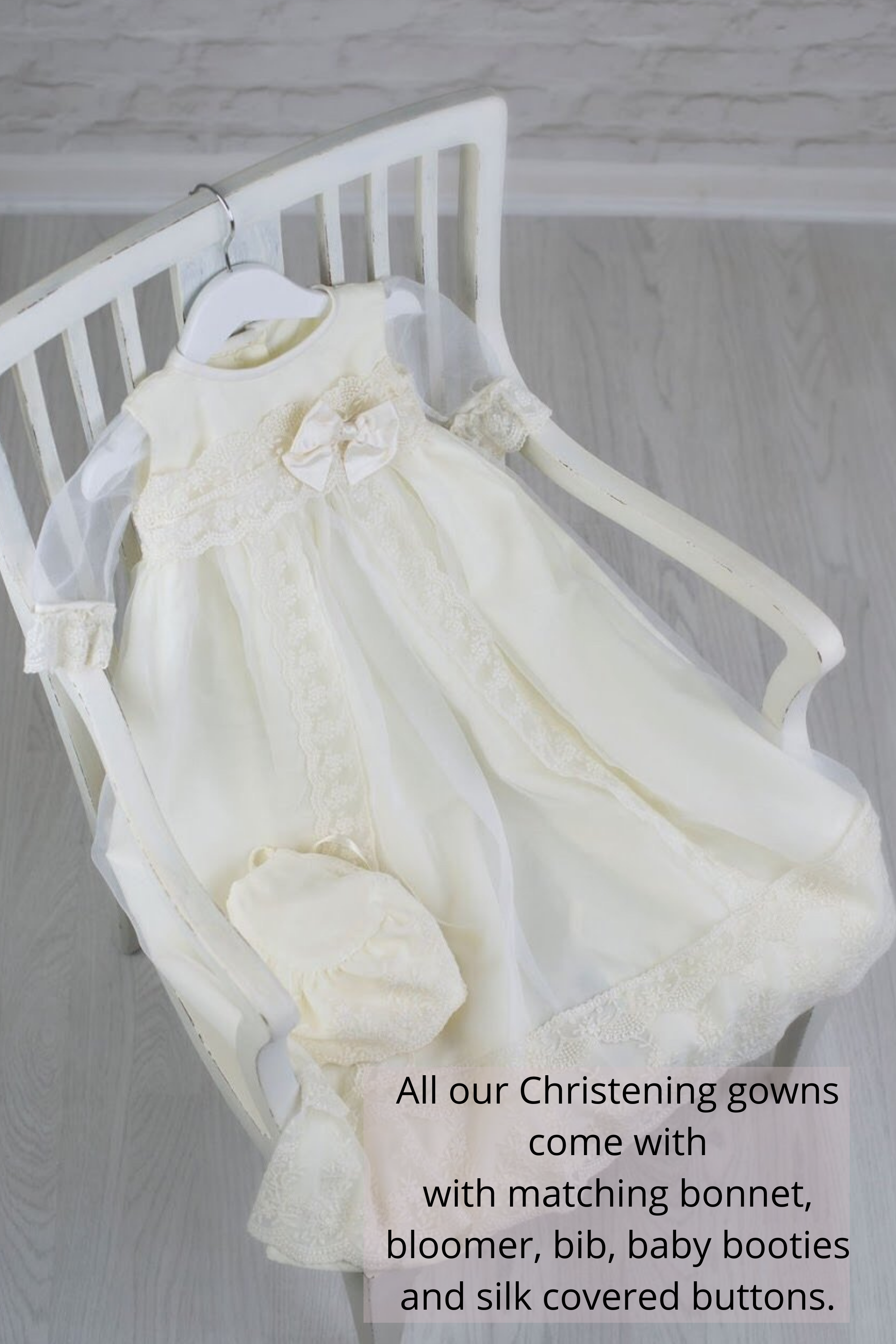 Christening Gown From Wedding Dress - Infinity Keepsakes