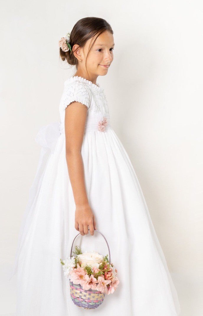 First communion clearance dresses irish linen